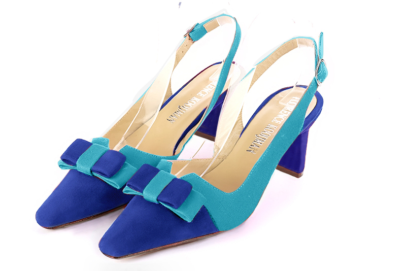 Turquoise blue dress shoes for women - Florence KOOIJMAN